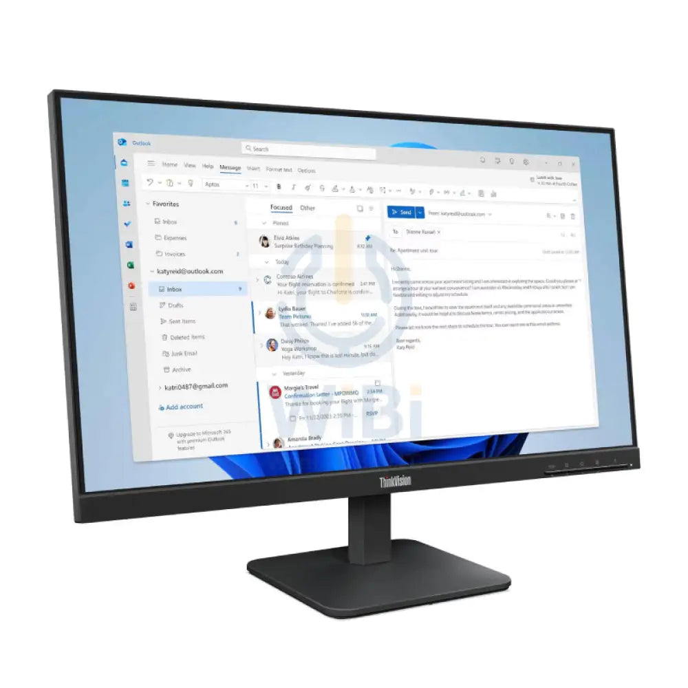 لينوفو ثينك فيجن S24 4e 23.8 بوصة FHD IPS / 4 مللي ثانية / 100 هرتز / إتش دي إم أي 1.4 / في جي إيه شاشة شاشات  أجهزة العرض > شاشات أجهزة العرض
