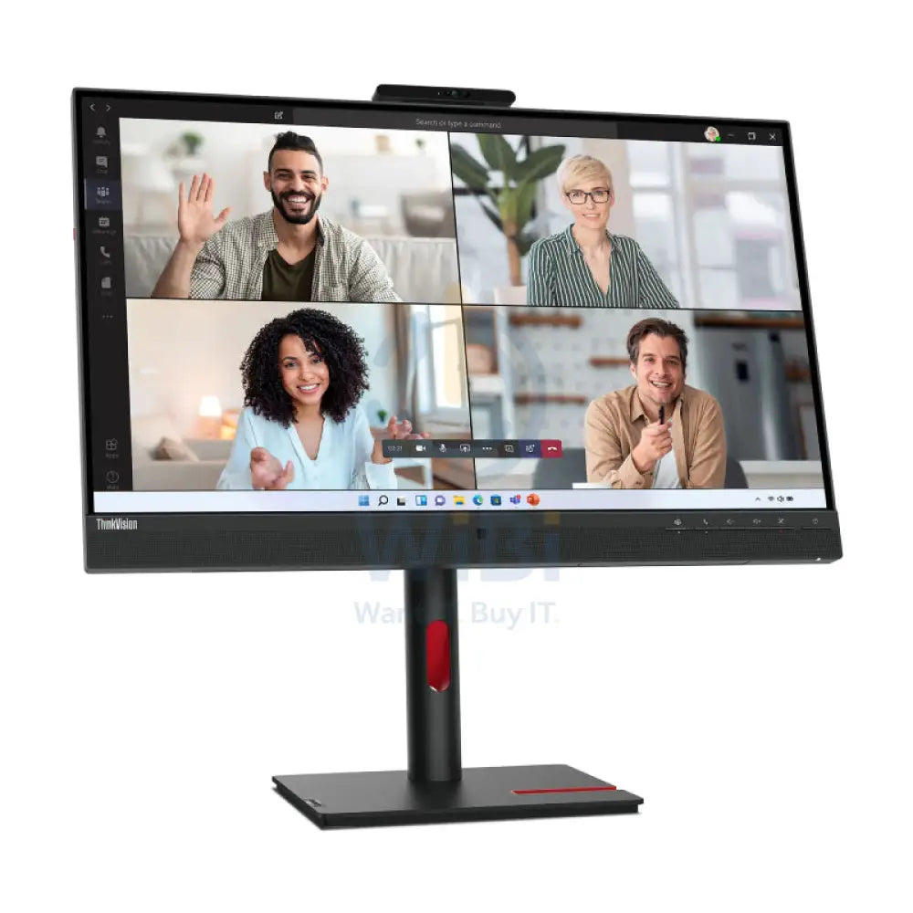 لينوفو ثينك فيجن T27hv-30 شاشة - 27.0 بوصة QHD IPS / 4 مللي ثانية / إتش دي إم أي 2.1 / منفذ العرض 2.1.4 / شبكة محلية / يو اس بي/ كاميرا / مكبر صوت