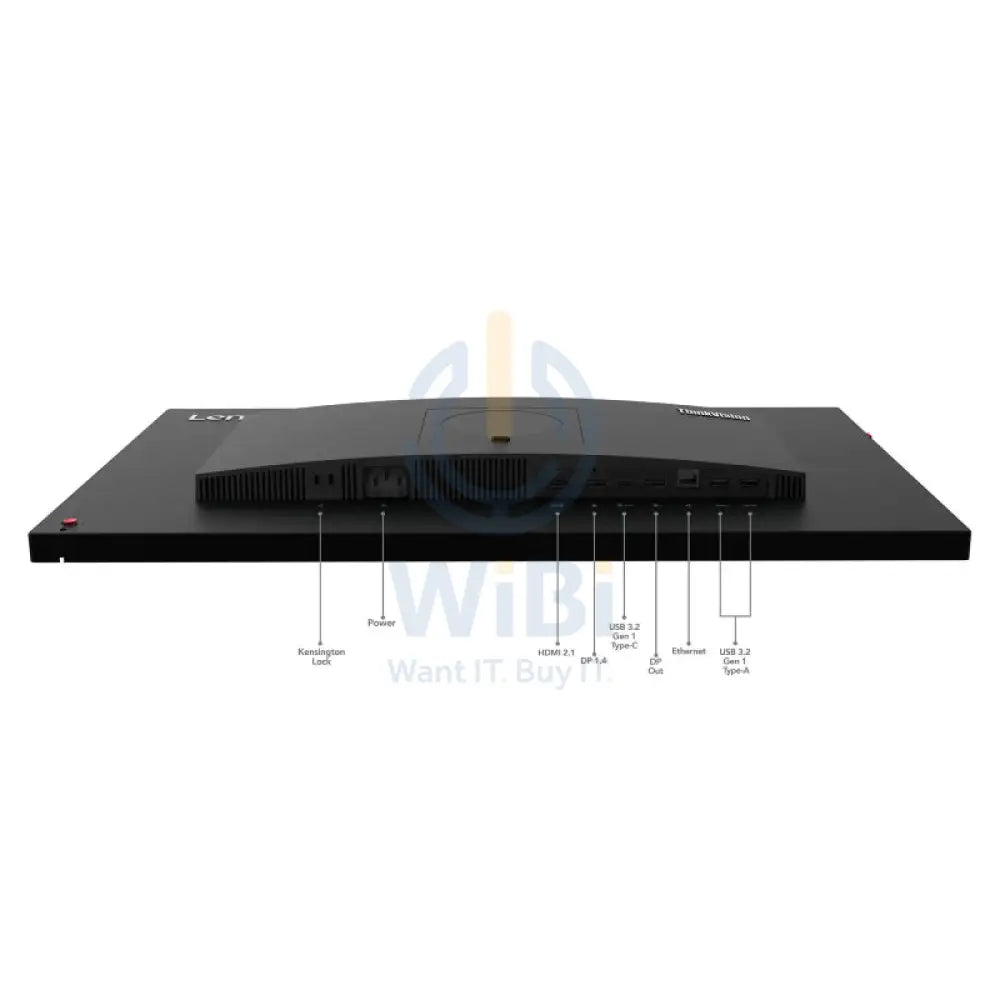 لينوفو ثينك فيجن T27hv-30 شاشة - 27.0 بوصة QHD IPS / 4 مللي ثانية / إتش دي إم أي 2.1 / منفذ العرض 2.1.4 / شبكة محلية / يو اس بي/ كاميرا / مكبر صوت