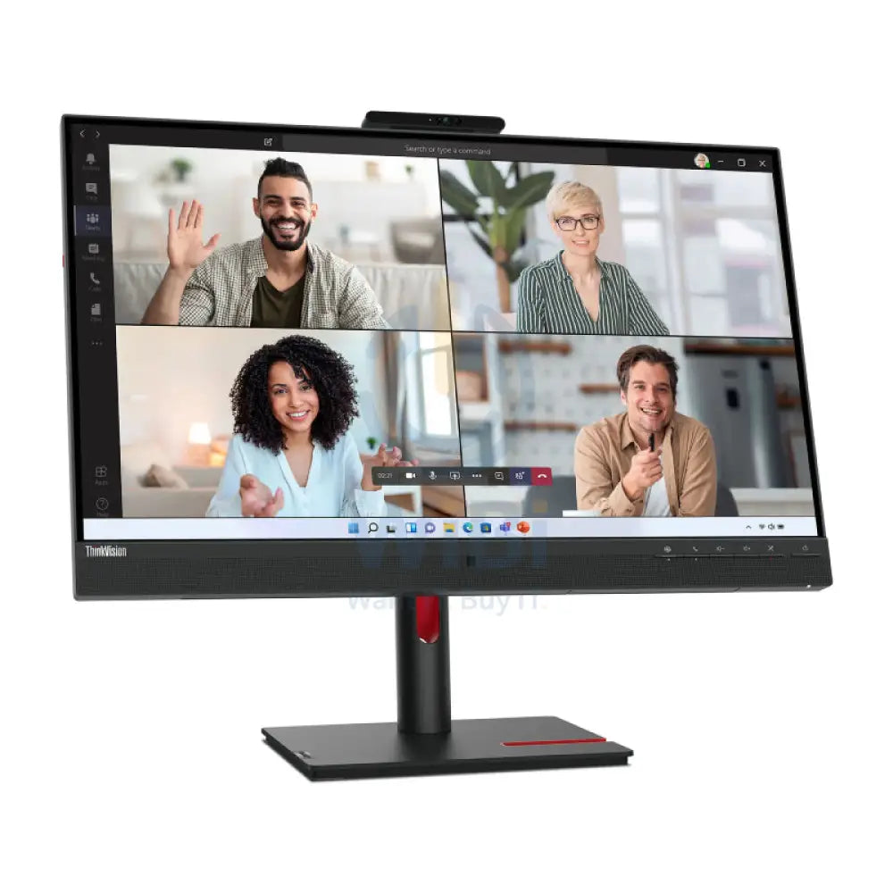 لينوفو ثينك فيجن T27hv-30 شاشة - 27.0 بوصة QHD IPS / 4 مللي ثانية / إتش دي إم أي 2.1 / منفذ العرض 2.1.4 / شبكة محلية / يو اس بي/ كاميرا / مكبر صوت