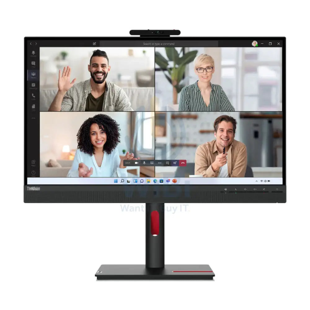 لينوفو ثينك فيجن T27hv-30 شاشة - 27.0 بوصة QHD IPS / 4 مللي ثانية / إتش دي إم أي 2.1 / منفذ العرض 2.1.4 / شبكة محلية / يو اس بي/ كاميرا / مكبر صوت