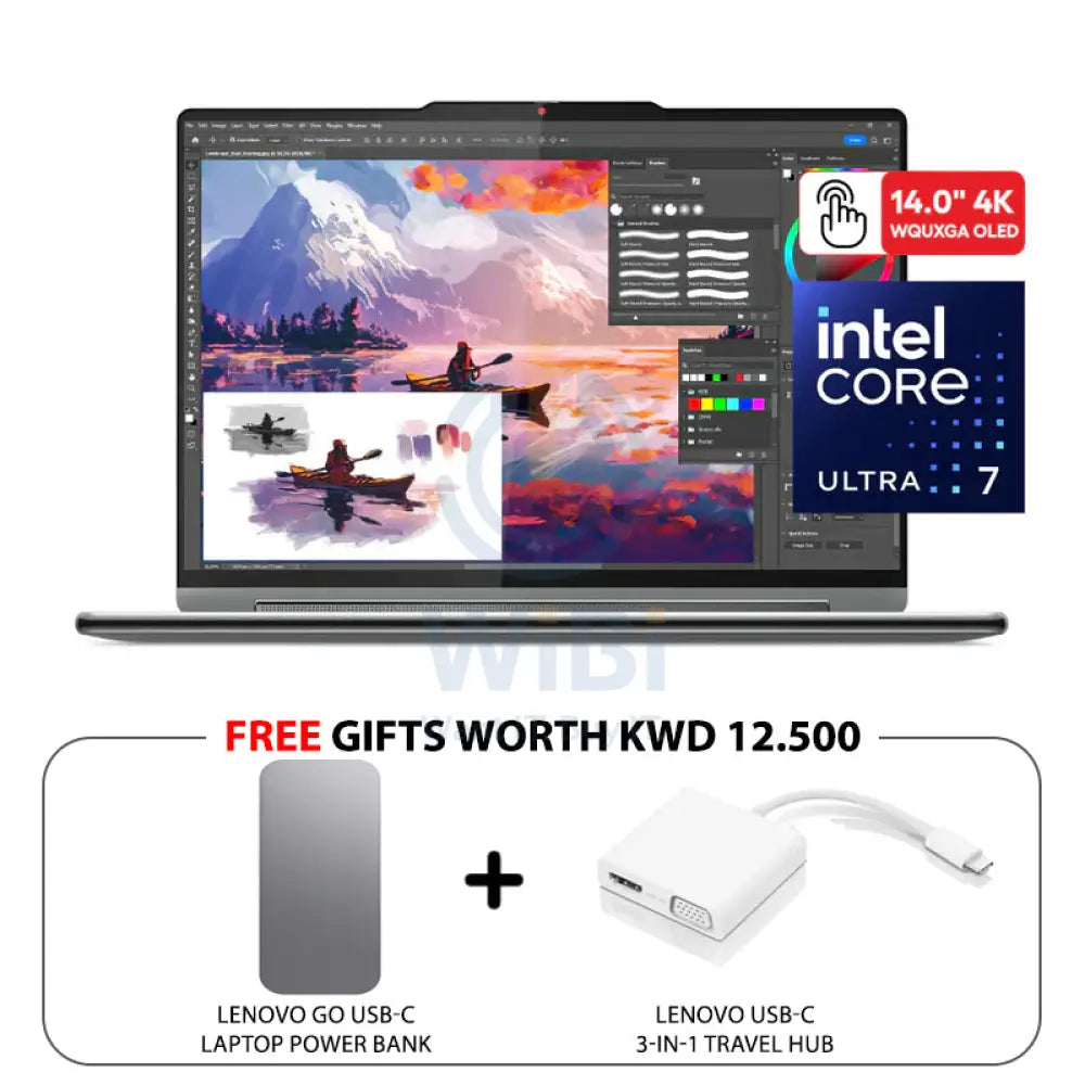 لينوفو يوجا 9 2 في 1 الجيل 9 - 14.0 بوصة 4K WQUXGA OLED Touch / ألترا 7 155H / 16 جيجابايت / 1 تيرابايت (NVMe م.2 إس إس دي) / ويندوز 11 هوم