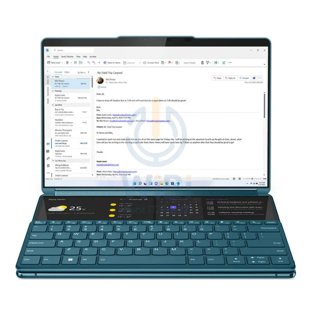 Lenovo Yoga Book 9 Gen 8 - 2x 13.3’’ 2.8K OLED Multi-Touch / i7 / 16GB / 1TB (NVMe M.2 SSD) / Win 11 Home / 2YW