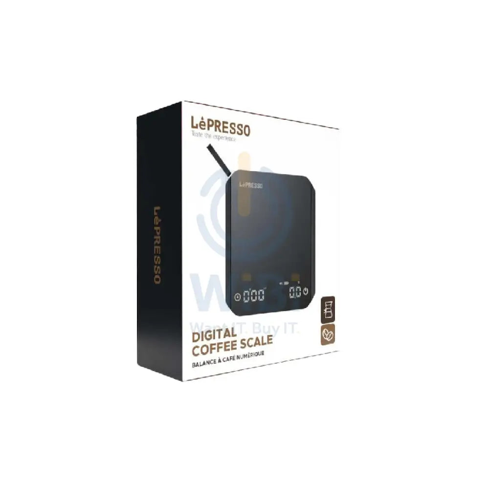 LePresso Digital Coffee Scale - Black Accessories > Outdoor & Travel