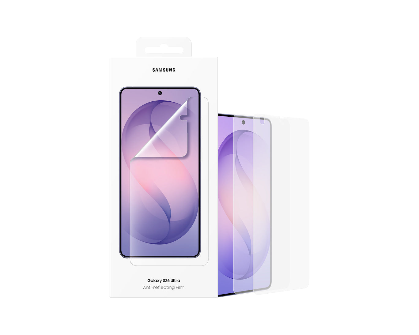 فيلمشاشة المضاد للانعكاس لهاتف سامسونج جالكسي  ألترا  - شفاف