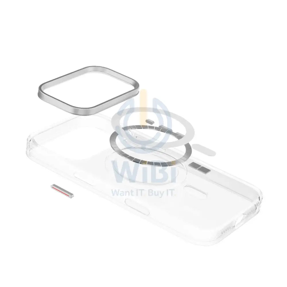 Levelo Allure PC Hard MagSafe Case For Apple iPhone 17 Pro Max - Transparent Accessories > Mobiles & Tablets > Mobiles