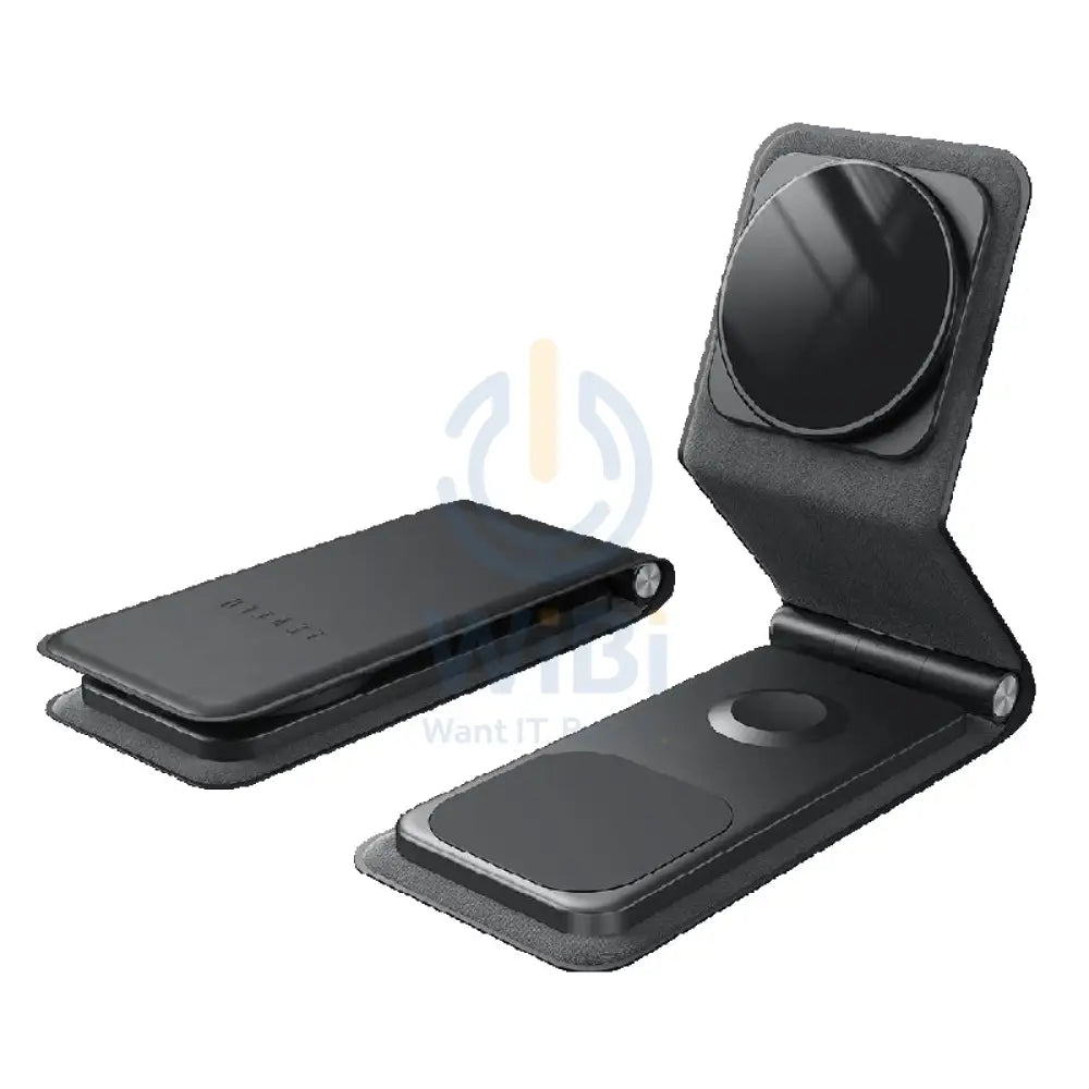 Levelo Arch Trio MagSafe Wireless Qi Compact Charging Stand - Black Accessories > Power Adapters