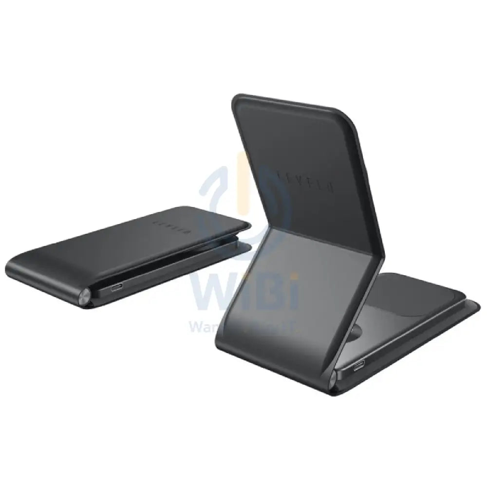 Levelo Arch Trio MagSafe Wireless Qi Compact Charging Stand - Black Accessories > Power Adapters