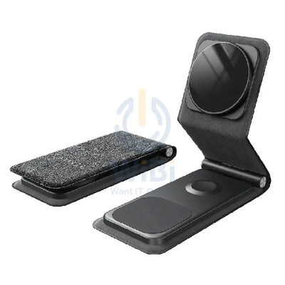 Levelo Arch Trio MagSafe Wireless Qi Compact Charging Stand - Grey Accessories > Power Adapters