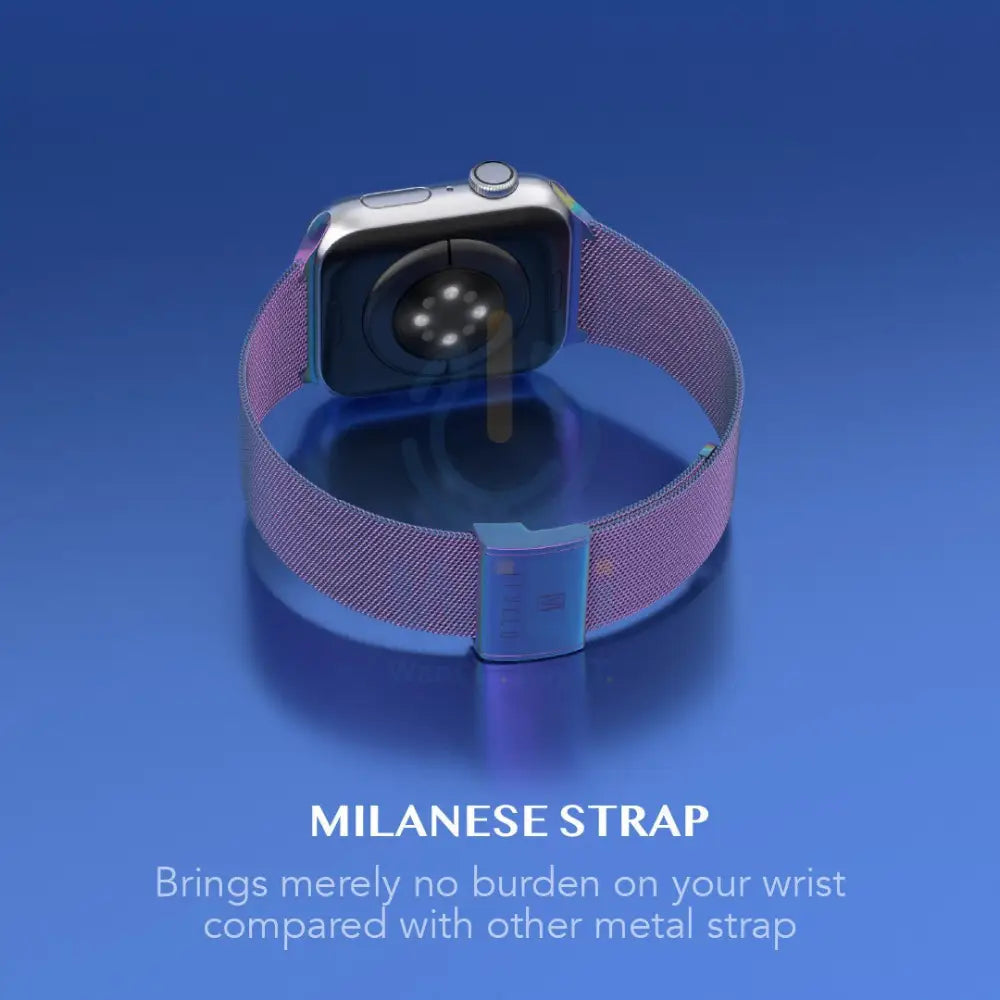Levelo Double Milanese Watch Strap Apple Watch 38 / 40 / 41mm - Iridescent Accessories > Smart Watches