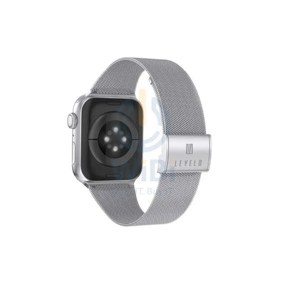 Levelo Double Milanese Watch Strap Apple Watch 38 / 40 / 41mm - Silver Accessories > Smart Watches