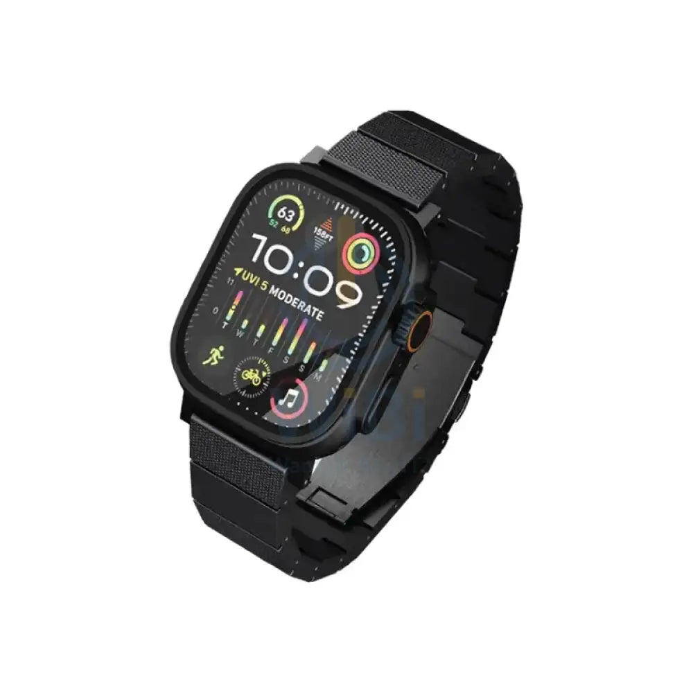 Levelo Fusion FibreGlass Resin Strap - Apple Watch Band 49/45/44/42mm / Black Accessories > Smart Watches > Straps