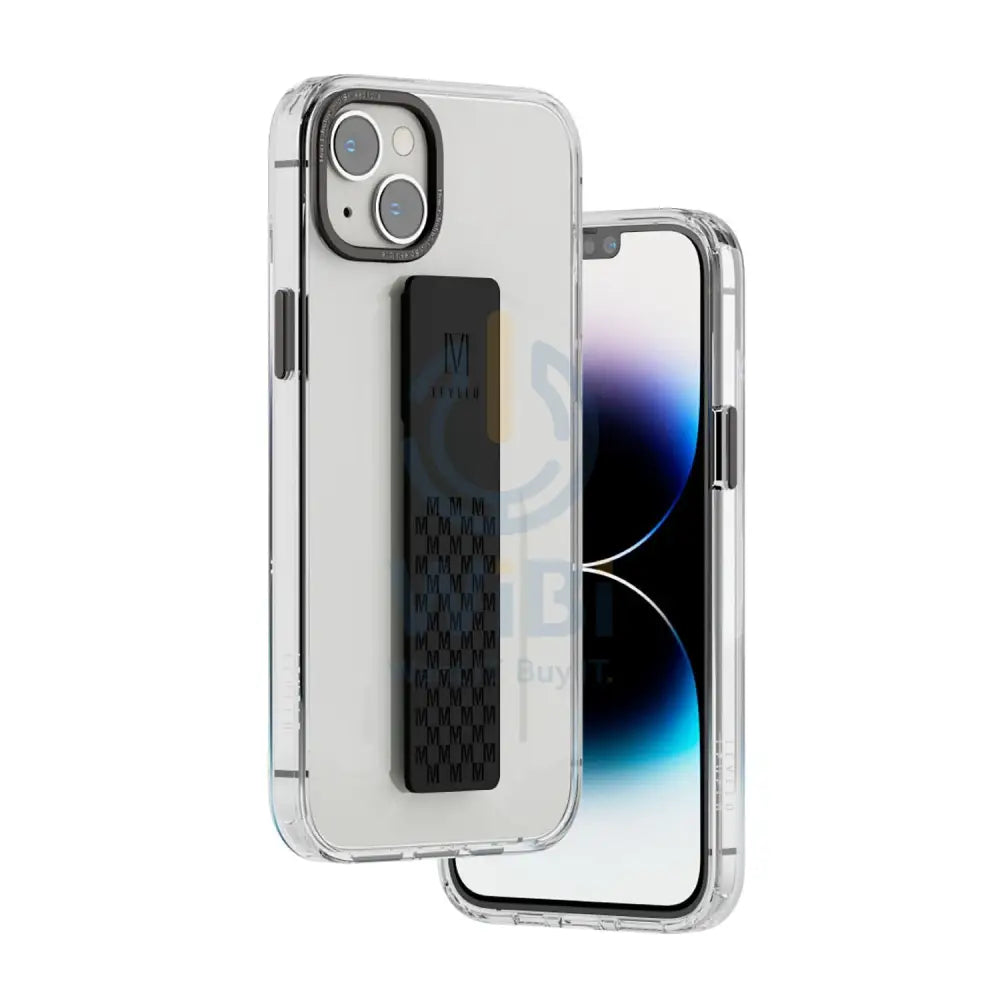 Levelo Graphia IMD Clear Case With Extra Grip - iPhone 14 Plus / Black Accessories > Mobiles & Tablets > Mobiles
