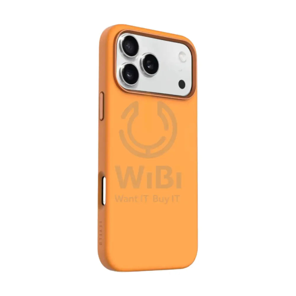 Levelo Iris MagSafe Liquid Silicone Case For Apple iPhone 17 Pro - Orange Accessories > Mobiles & Tablets > Mobiles >