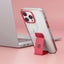 Levelo Morphix Clara Gripstand IMD Clear Back Case - iPhone 14 Pro / Red Accessories > Mobiles & Tablets > Mobiles