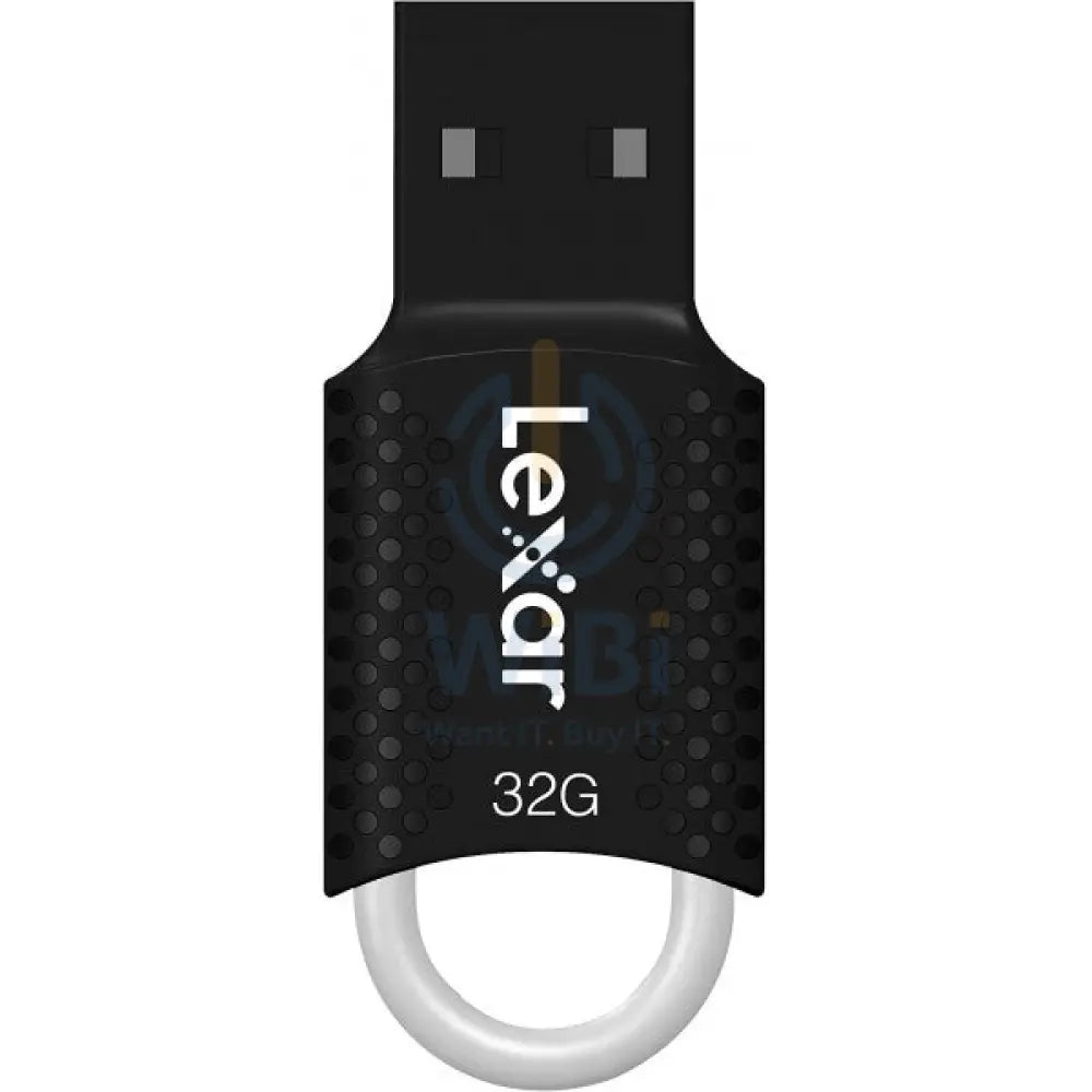 Lexar 32GB JumpDrive V40 USB 2.0 Flash Drive - Black Storage > USB Flash Drive