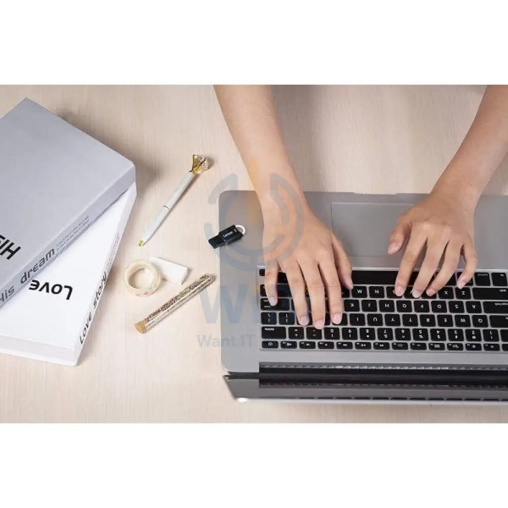 Lexar 32GB JumpDrive V40 USB 2.0 Flash Drive - Black Storage > USB Flash Drive