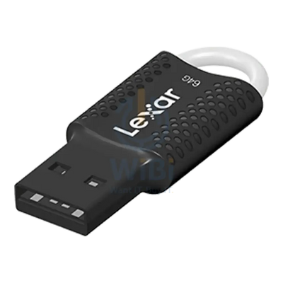 Lexar 64GB JumpDrive V40 USB 2.0 Flash Drive - Black Storage > USB Flash Drive