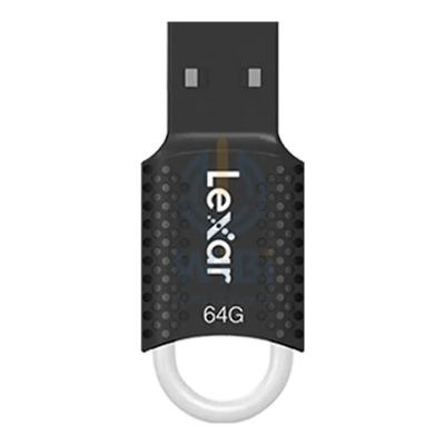 Lexar 64GB JumpDrive V40 USB 2.0 Flash Drive - Black Storage > USB Flash Drive