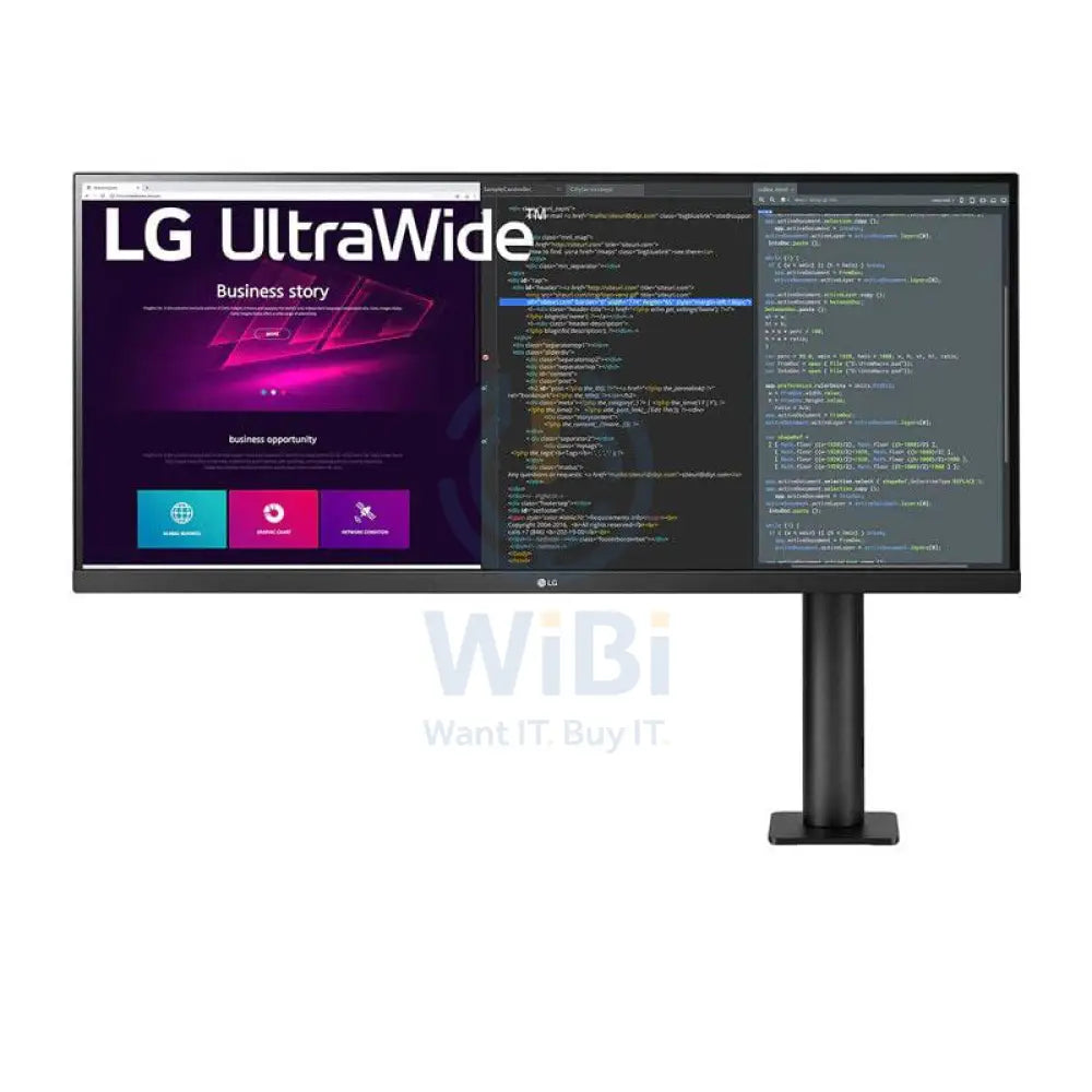 LG 34WN780-B UltraWide Ergo QHD IPS Monitor - 34.0" IPS QHD / 5ms / HDMI / DisplayPort / USB - Monitor