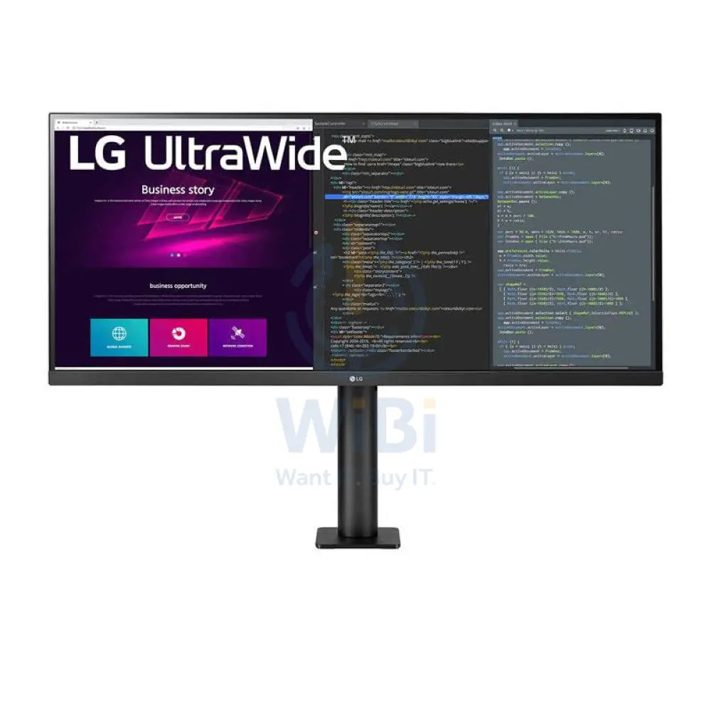 LG 34WN780-B UltraWide Ergo QHD IPS Monitor - 34.0" IPS QHD / 5ms / HDMI / DisplayPort / USB - Monitor