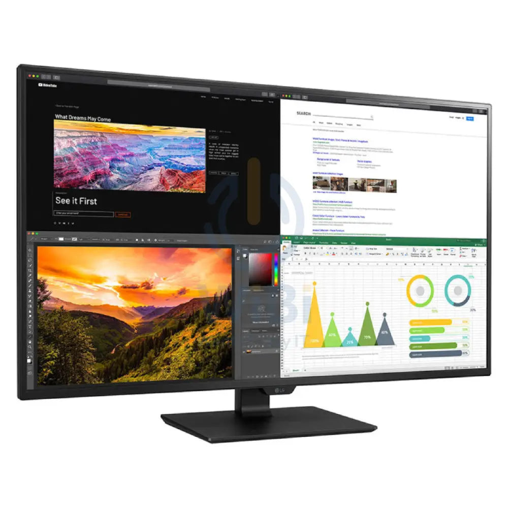LG 4K UHD - 43’’ IPS 4K UHD / 8ms / HDMI / DisplayPort / USB-C / 60Hz - Monitor Monitors & Projectors > Monitors