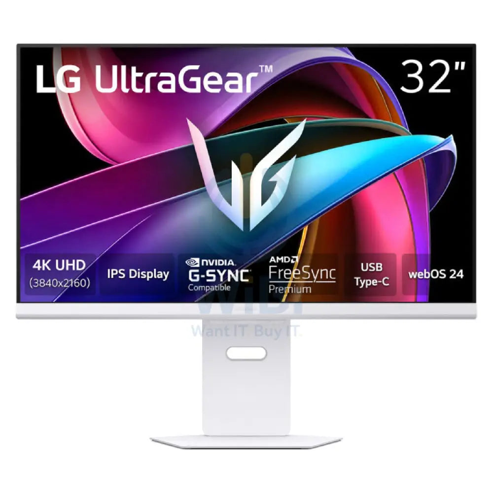 LG UltraGear 32G810SA W 31.5’’ Smart Gaming Monitor 31.5’’ 4K UHD / 1ms / 144Hz / USB C / HDMI 2.1 / DisplayPort 1.4