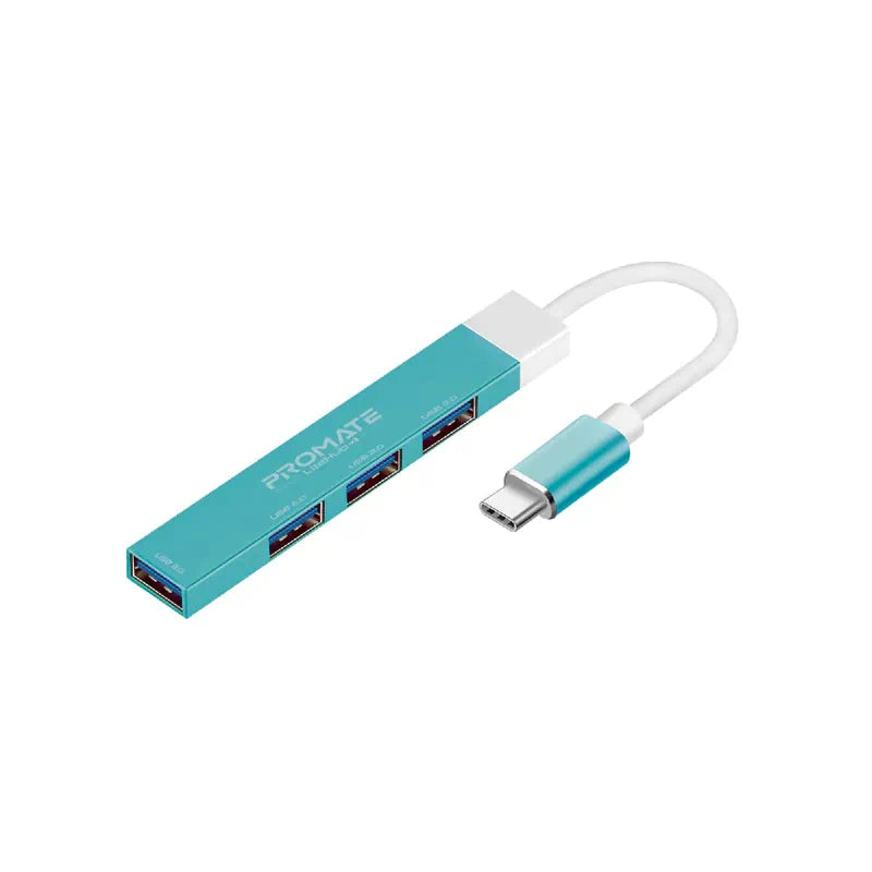 PROMATE 4 In 1 Multi-Port Hub - USB-C / Blue – WIBI (Want IT. Buy IT.)