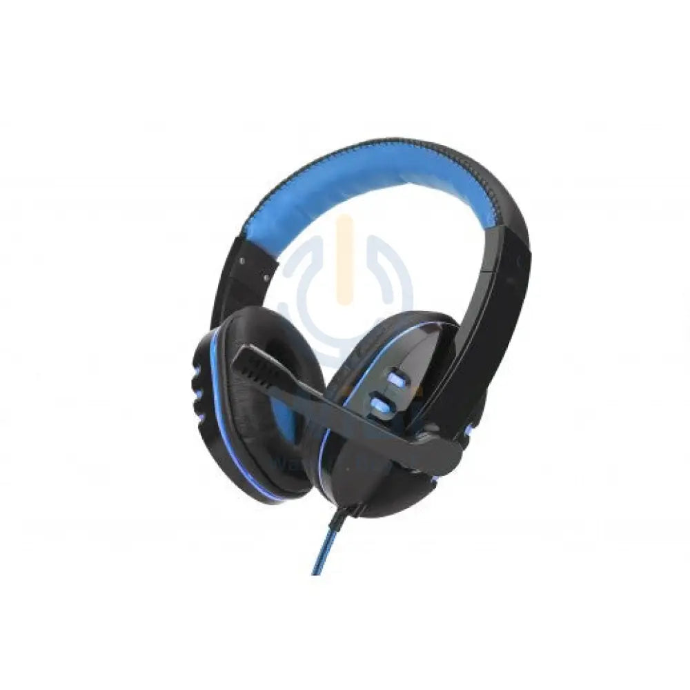 LNIX بسلك الألعاب - أسود  أزرق اكسسوارات  الصوت  سماعات الرأس