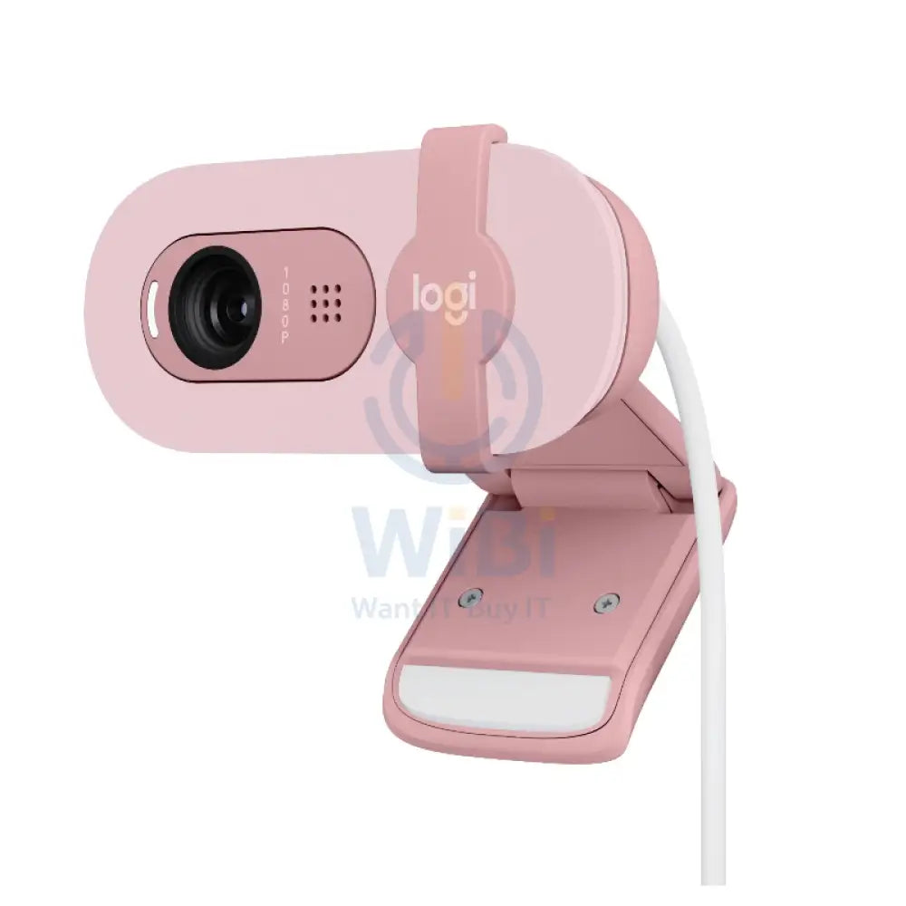 Logitech Brio 100 Full HD Webcam - Rose Cameras > Webcam