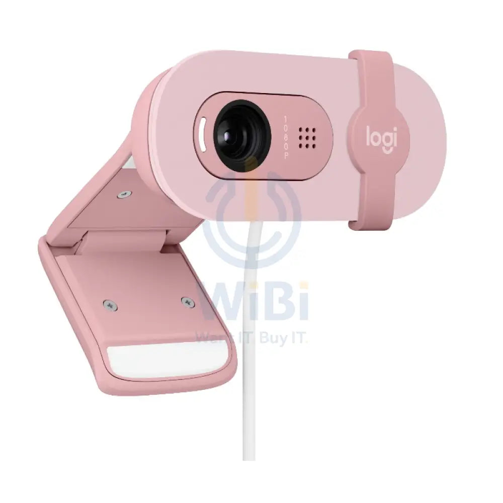 Logitech Brio 100 Full HD Webcam - Rose Cameras > Webcam