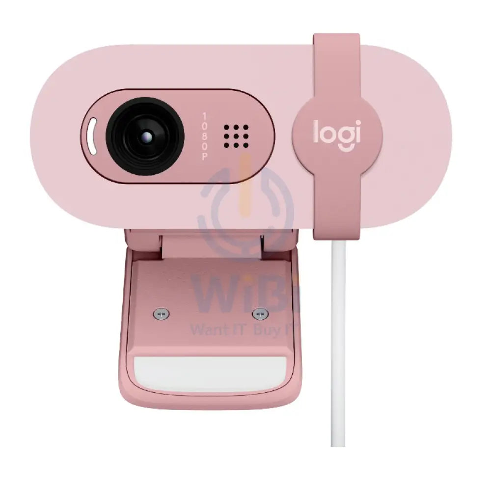 Logitech Brio 100 Full HD Webcam - Rose Cameras > Webcam