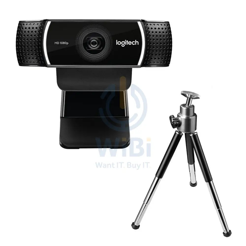 Logitech C922 HD Pro Stream Webcam - 1080p / 30fps / USB 2.0 / Black - Webcam Cameras > Webcam