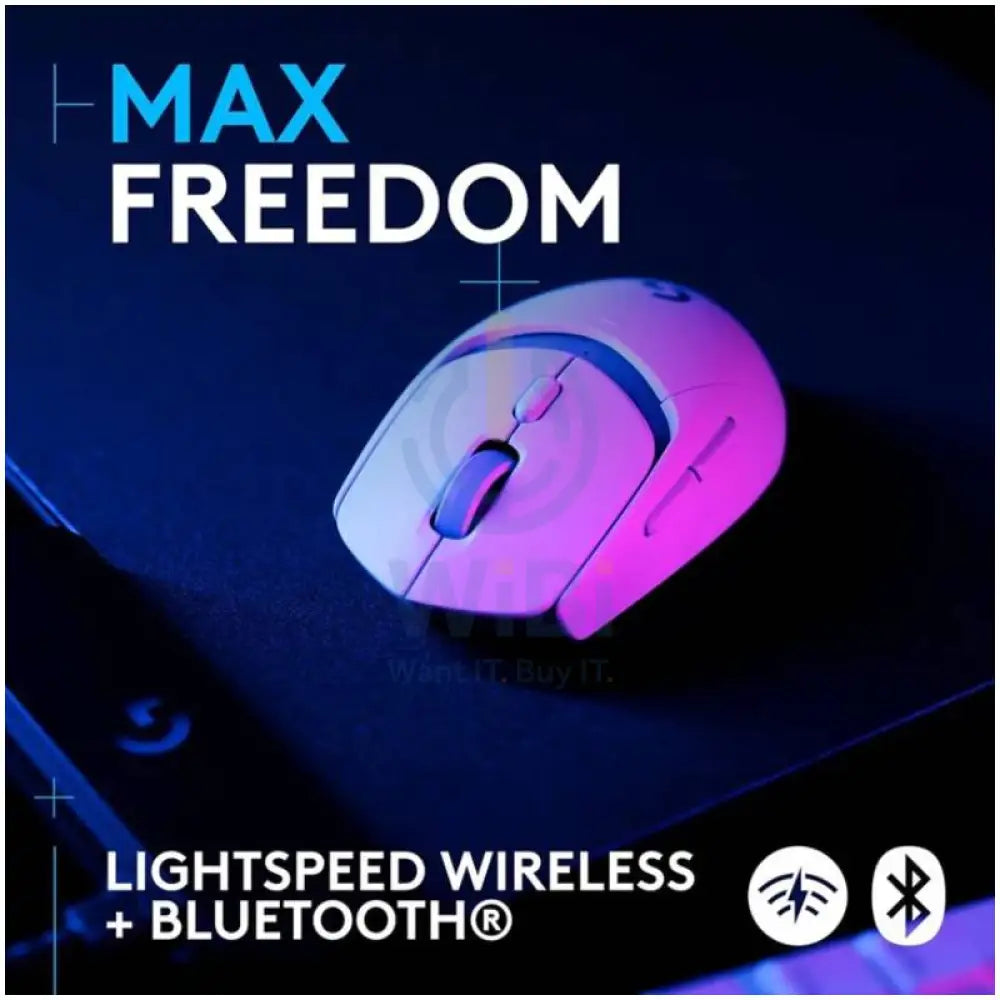Logitech G309 LightSpeed Bluetooth Mouse - Wireless / White Accessories > Keyboard & Mouse