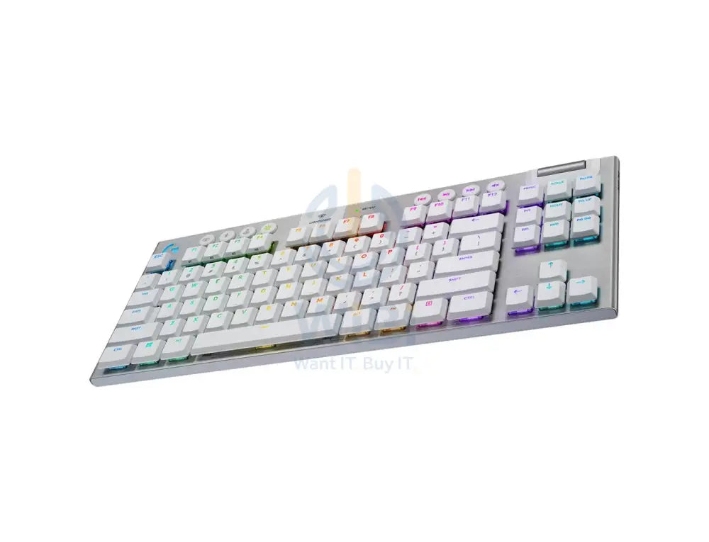 Logitech G915 TenKeyLess Wireless RGB Mechanical Gaming Keyboard / White - Tactile Accessories > Keyboard & Mouse >