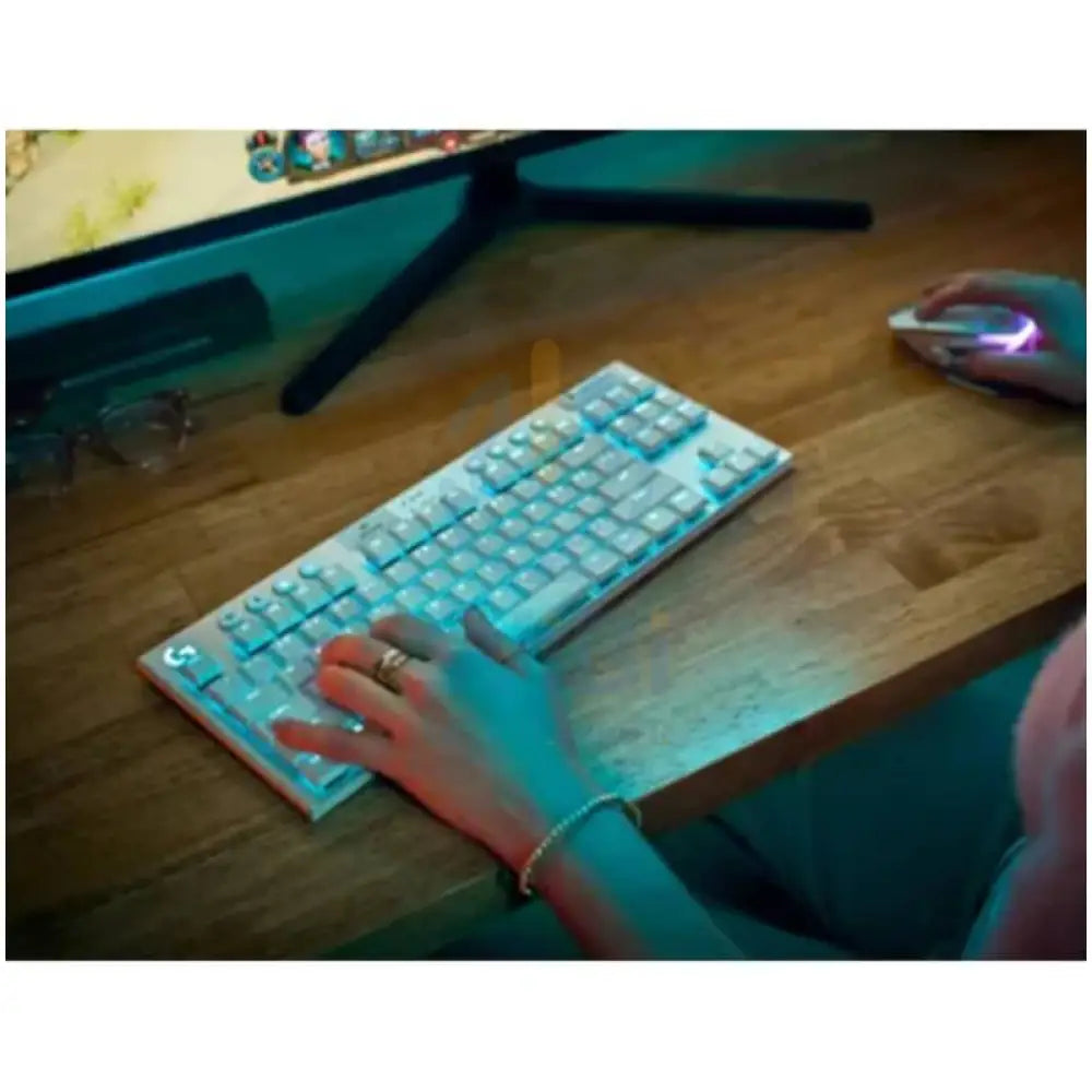 Logitech G915 X LIGHTSPEED TKL Mechanical Gaming Keyboard - Wireless / RGB / Tactile / White Accessories > Keyboard &