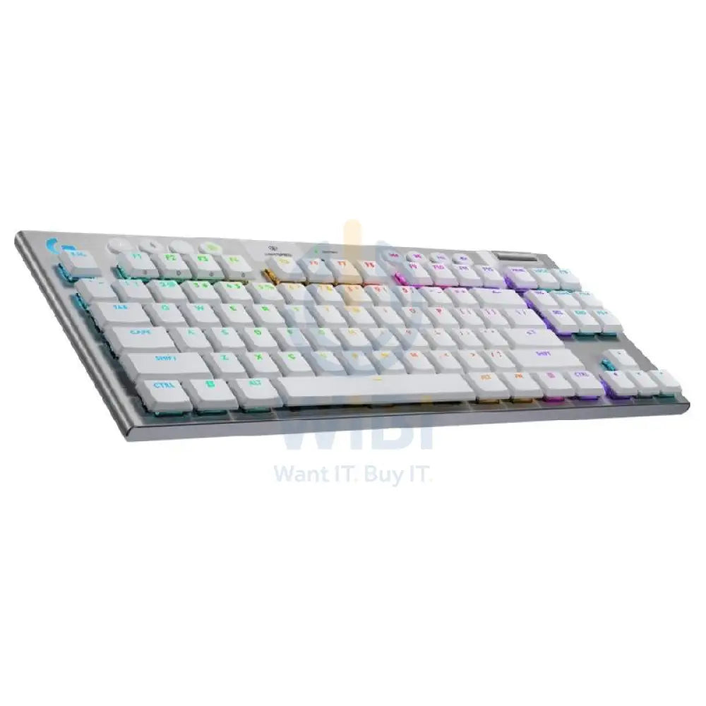 Logitech G915 X LIGHTSPEED TKL Mechanical Gaming Keyboard - Wireless / RGB / Tactile / White Accessories > Keyboard &
