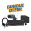 Logitech H540 USB Wired Headset + Logitech Mouse Pad Studio Series Graphite + Logitech C270 HD Webcam + Logitech MK120