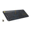 Logitech K400 Plus Wireless Touch Keyboard - 2.40GHz / Up to 10m / Wi-Fi / Black - Keyboard - Cables & Peripherals