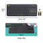 Logitech K400 Plus Wireless Touch Keyboard - 2.40GHz / Up to 10m / Wi-Fi / Black - Keyboard - Cables & Peripherals