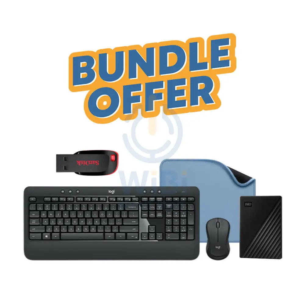 Logitech MK540 Wireless Keyboard & Mouse Combo + Logitech Mouse Pad Studio Series Blue/Grey + SanDisk Cruzer Blade