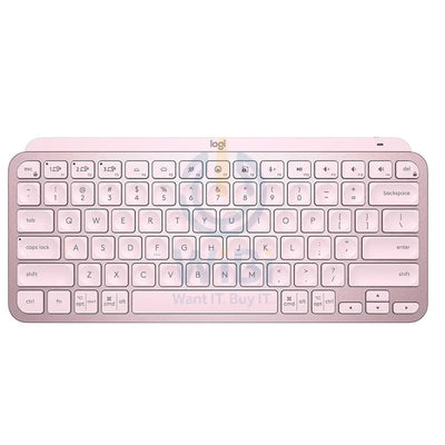Logitech MX Keys Mini Bluetooth Illuminated Keyboard English - Rose Pink Accessories > Keyboard & Mouse