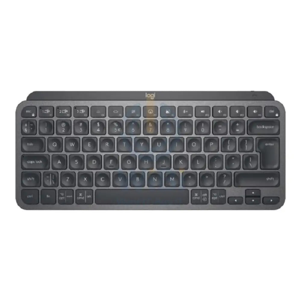 Logitech MX Keys Mini Minimalist Wireless Illuminated Keyboard English/Arabic - Graphite Black Accessories > Keyboard &