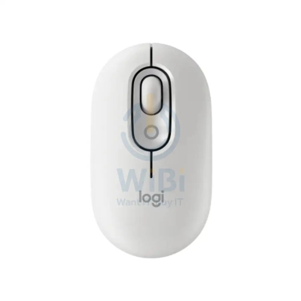 Logitech POP with Emoji Wireless Mouse - Bluetooth / Off-White Accessories > Keyboard & Mouse