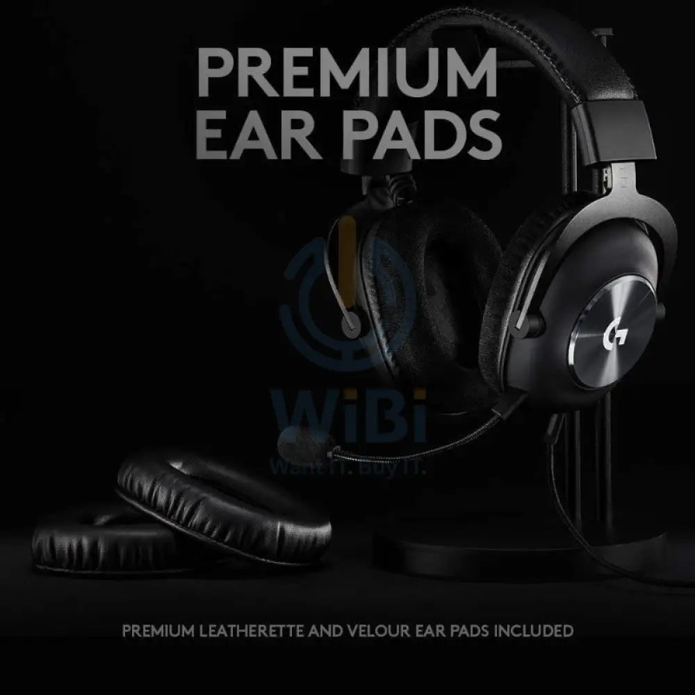 Logitech PRO X Gaming Headset With Blue Voice Microphone - Wired / Black Accessories > Audio > Headphones > Offer Zone