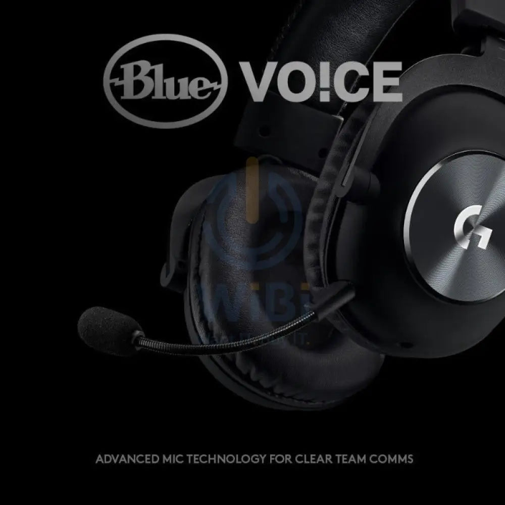 Logitech PRO X Gaming Headset With Blue Voice Microphone - Wired / Black Accessories > Audio > Headphones > Offer Zone