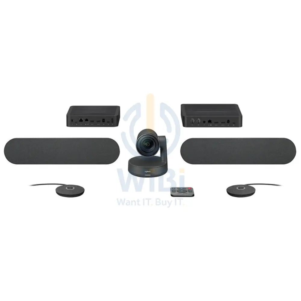 Logitech Rally Plus Video Conferencing Kit - UHD / 4K / HDMI / LAN / USB-C / USB 3.1 / Black Cameras > Conference