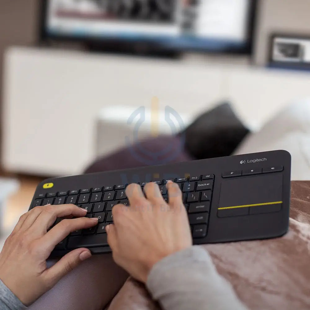 Logitech Wireless Keyboard K400 Plus with Touchpad for Smart TV & PC Accessories > Keyboard & Mouse