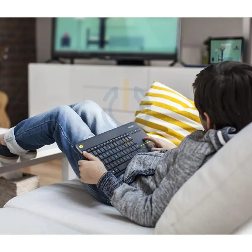 Logitech Wireless Keyboard K400 Plus with Touchpad for Smart TV & PC Accessories > Keyboard & Mouse