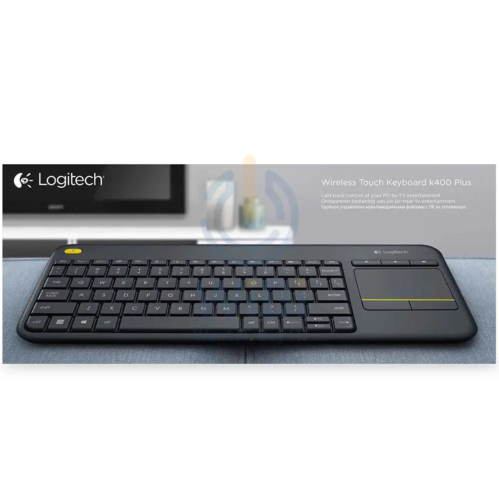 Logitech Wireless Keyboard K400 Plus with Touchpad for Smart TV & PC Accessories > Keyboard & Mouse